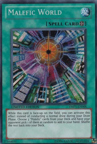 Malefic World - YMP1-EN008 - Secret Rare - Limited Edition - YuGiOh WORN