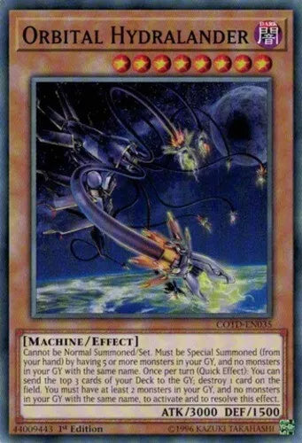 Orbital Hydralander - COTD-EN035 - Common - Unlimited Edition - YuGiOh