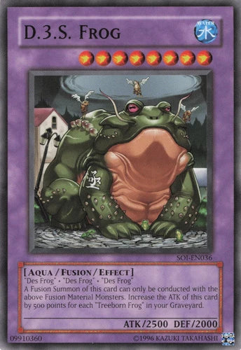 D.3.S. Frog - SOI-EN036 - Common - Mixed Editions - YuGiOh