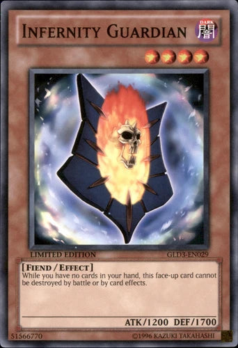 Infernity Guardian - GLD3-EN029 - Common - Limited Edition - YuGiOh