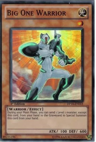 Big One Warrior - DP10-EN015 - Super Rare - 1st Edition - YuGiOh