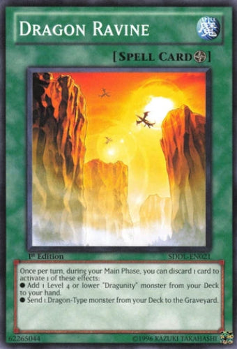 Dragon Ravine - SDDL-EN021 - Common - 1st Edition - YuGiOh