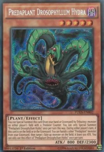 Predaplant Drosophyllum Hydra - FUEN-EN002 - Secret Rare - 1st Edition - YuGiOh