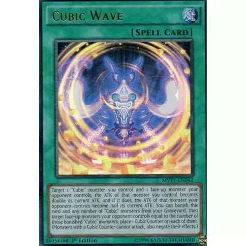 Cubic Wave - MVP1-EN042 - Ultra Rare - 1st Edition - YuGiOh