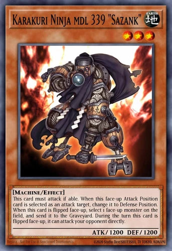 Karakuri Ninja mdl 339 "Sazank" - STBL-EN022 - Super Rare - 1st Edition - YuGiOh LP