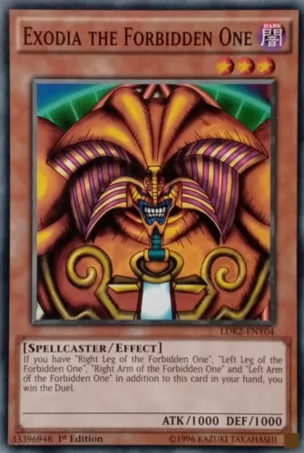 Exodia the Forbidden One - LDK2-ENY04 - Common - 1st Edition - YuGiOh LP
