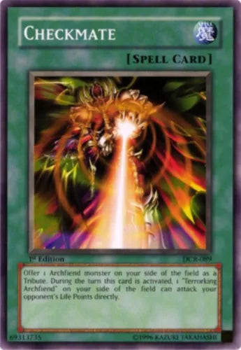 Checkmate - DCR-089 - Common - 1st Edition - YuGiOh