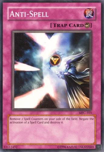 Anti-Spell - MFC-103 - Common - 1st Edition - YuGiOh