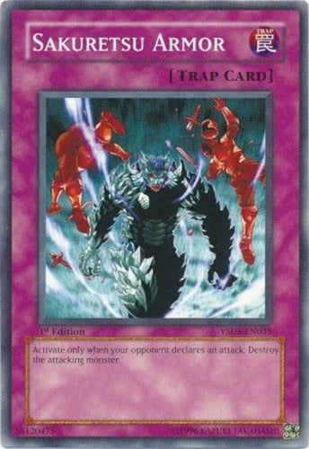 Sakuretsu Armor - YSDS-EN035 - Common - Mixed Editions - YuGiOh LP