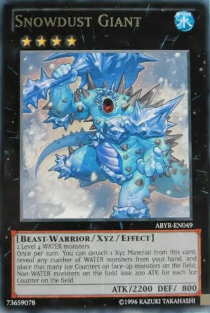 Snowdust Giant - ABYR-EN049 - Rare - Unlimited Edition - YuGiOh