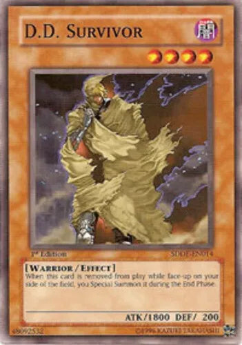 D.D. Survivor - SDDE-EN014 - Common - 1st Edition - YuGiOh