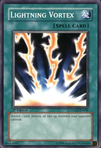 Lightning Vortex - SDDE-EN026 - Common - 1st Edition - YuGiOh