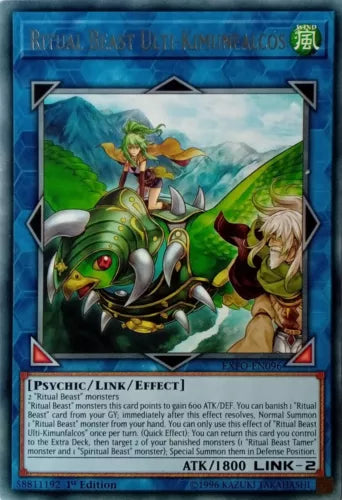Ritual Beast Ulti-Kimunfalcos - EXFO-EN096 - Rare - Mixed Editions - YuGiOh