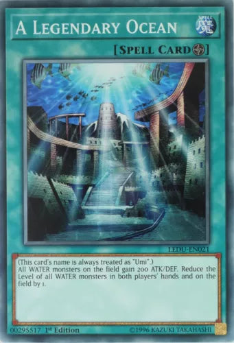 A Legendary Ocean - LEDU-EN021 - Common - 1st Edition - YuGiOh