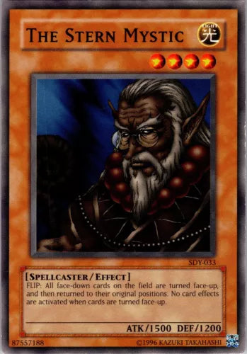 The Stern Mystic - SDY-033 - Common - Unlimited Edition - YuGiOh LP