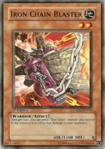 Iron Chain Blaster - CSOC-EN019 - Common - 1st Edition - YuGiOh