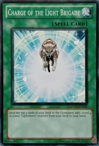 Charge of the Light Brigade - SDDC-EN035 - Common - Mixed Editions - YuGiOh
