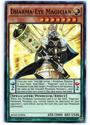 Dharma-Eye Magician - BOSH-EN096 - Super Rare - Unlimited Edition - YuGiOh