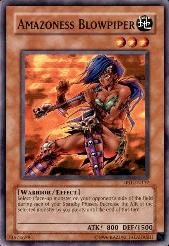 Amazoness Blowpiper - DR1-EN117 - Common - Unlimited Edition - YuGiOh