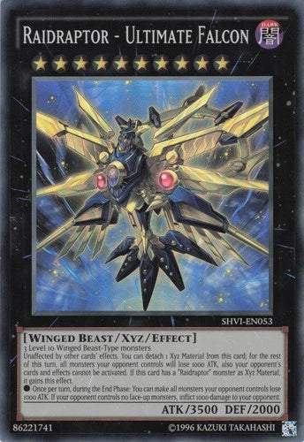 Raidraptor - Ultimate Falcon - SHVI-EN053 - Super Rare - 1st Edition - YuGiOh