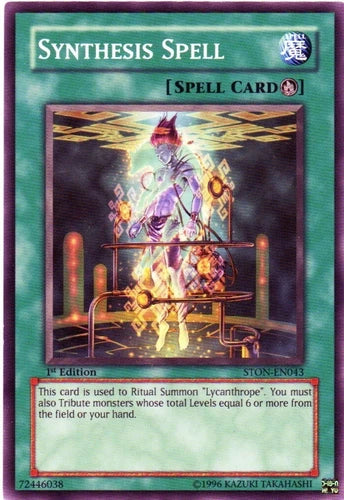 Synthesis Spell - STON-EN043 - Common - Mixed Editions - YuGiOh