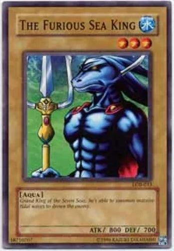 The Furious Sea King - LOB-033 - Common - Unlimited Edition - YuGiOh