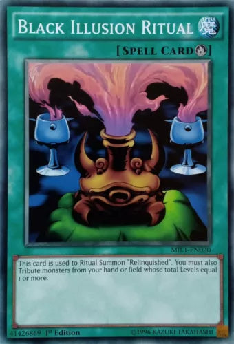 Black Illusion Ritual - MIL1-EN020 - Common - 1st Edition - YuGiOh