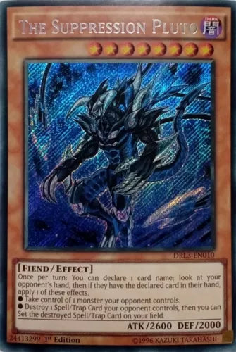 The Suppression Pluto - DRL3-EN010 - Secret Rare - YuGiOh