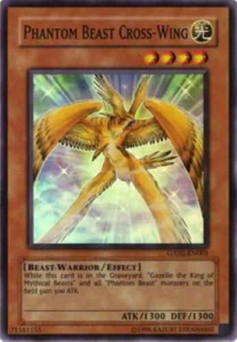 Phantom Beast Cross-Wing - GX02-EN001 - Super Rare - Limited Edition LP