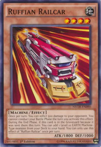 Ruffian Railcar - NECH-EN090 - Common - Mixed Editions - YuGiOh