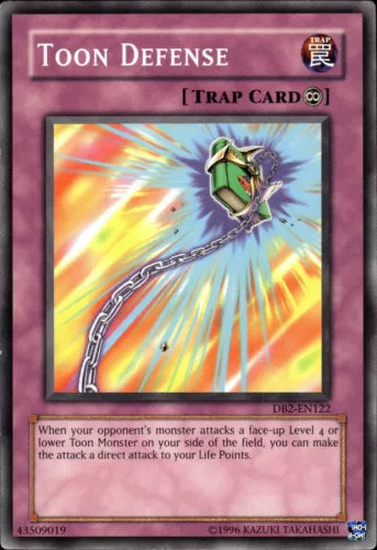Toon Defense - DB2-EN122 - Common - Unlimited Edition - YuGiOh