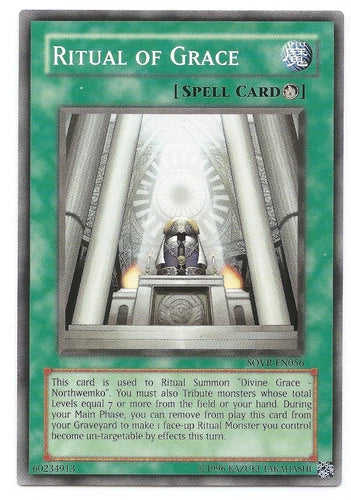 Ritual of Grace - SOVR-EN056 - Common - Mixed Editions - YuGiOh