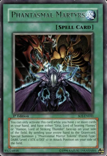 Phantasmal Martyrs - SOI-EN041 - Rare - Unlimited Edition - YuGiOh LP