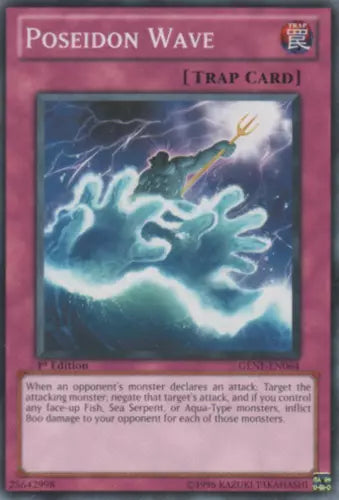 Poseidon Waves - GENF-EN064 - Common - Unlimited Edition - YuGiOh