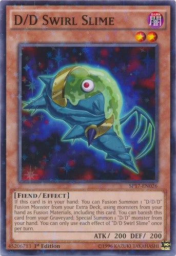 D/D Swirl Slime - SP17-EN026 - Starfoil Rare - 1st Edition - YuGiOh