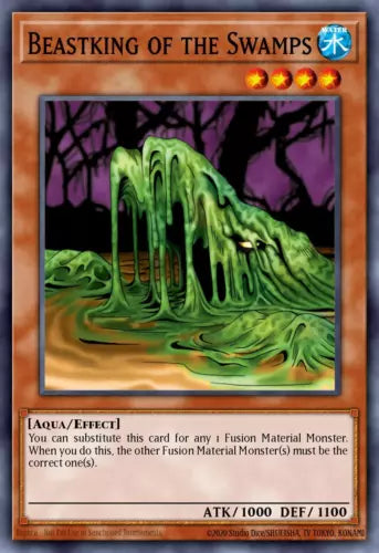 Beastking of the Swamps - GLD4-EN005 - Common - Limited Edition - YuGiOh
