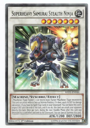 Superheavy Samurai Stealth Ninja - RATE-EN044 - Rare - Mixed Editions - YuGiOh