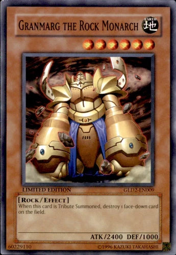 Granmarg the Rock Monarch - GLD2-EN009 - Common - Limited Edition - YuGiOh