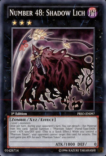 Number 48: Shadow Lich - PRIO-EN097 - Common - Mixed Editions - YuGiOh