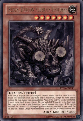 Redox, Dragon Ruler of Boulders - LTGY-EN038 - Rare - Mixed Editions - YuGiOh