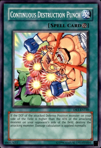 Continuous Destruction Punch - DR1-EN140 - Common - Unlimited Edition - YuGiOh