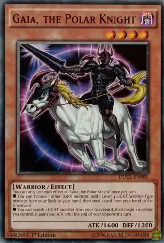 Gaia, the Polar Knight - DUEA-EN090 - Common - Mixed Editions - YuGiOh