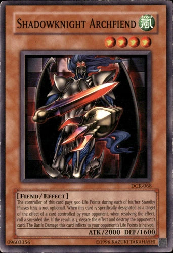 Shadowknight Archfiend - DCR-068 - Common - 1st Edition - YuGiOh