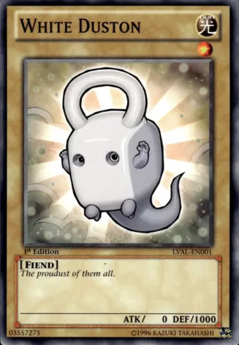 White Duston - LVAL-EN001 - Common - 1st Edition - YuGiOh