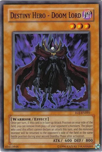 Destiny Hero - Captain Tenacious - EOJ-EN002 - Common - 1st Edition - YuGiOh