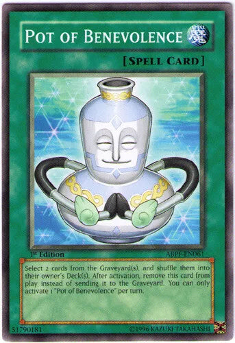 Pot of Benevolence - ABPF-EN061 - Common - Unlimited Edition - YuGiOh