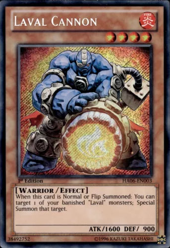 Laval Cannon - HA06-EN003 - Secret Rare - 1st Edition - YuGiOh