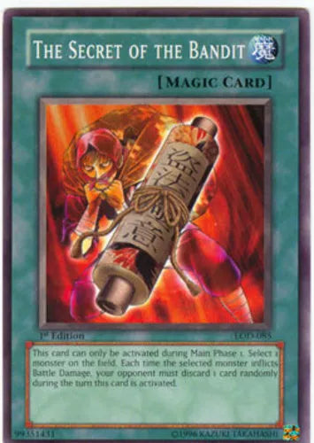The Secret of the Bandit - LOD-085 - Common - Unlimited Edition - YuGiOh LP