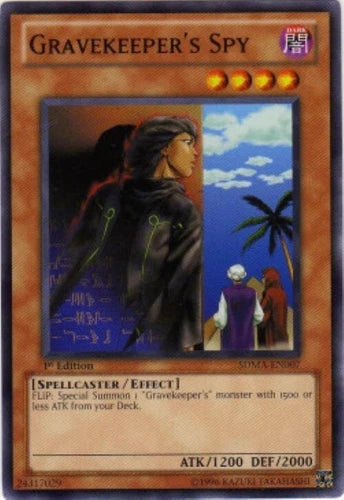 Gravekeeper's Spy - SDMA-EN007 - Common - Mixed Editions - YuGiOh