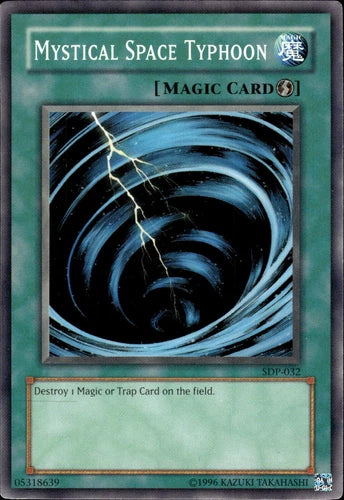 Mystical Space Typhoon - SDP-032 - Common - Unlimited Edition - YuGiOh LP